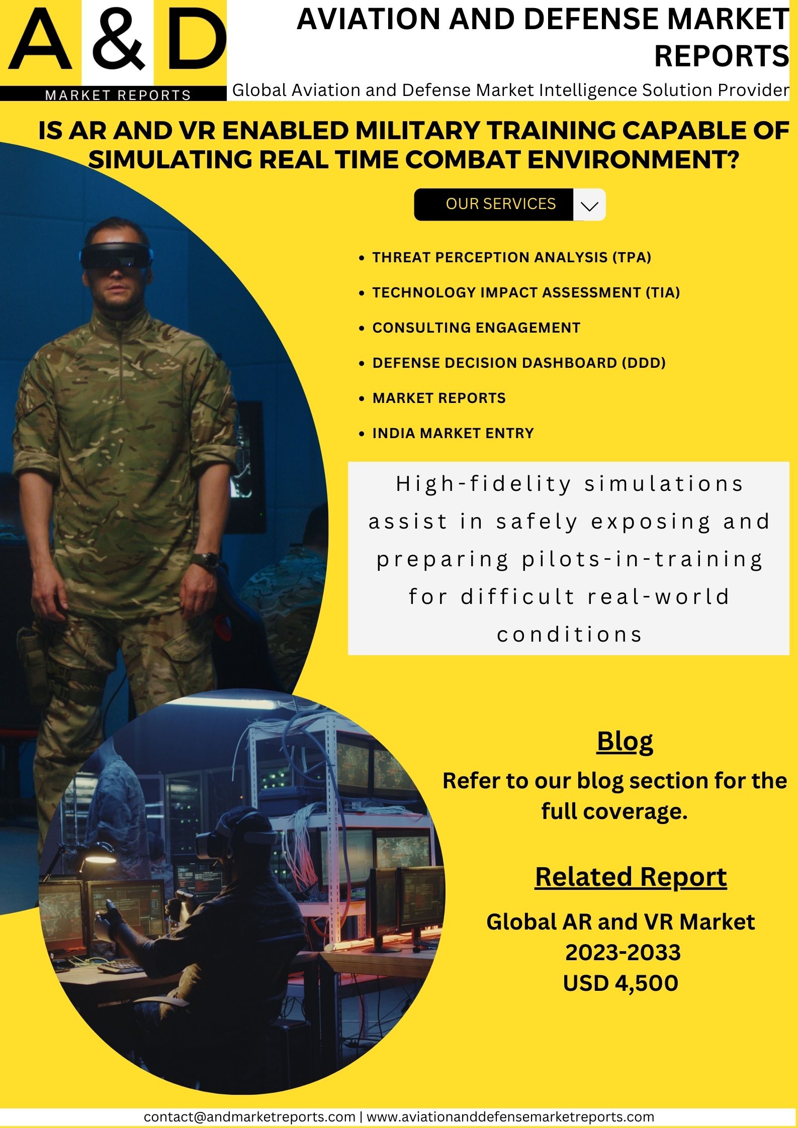 Is AR and VR Enabled Military Training Capable of Simulating Real Time Combat Environment?