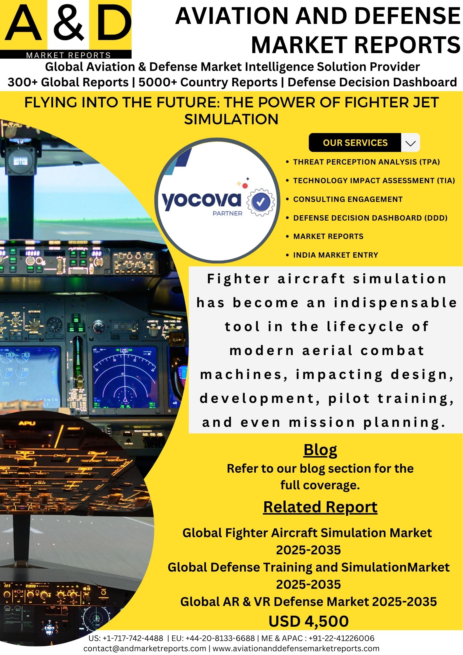 Blog on Global Fighter Aircraft Simulation Market